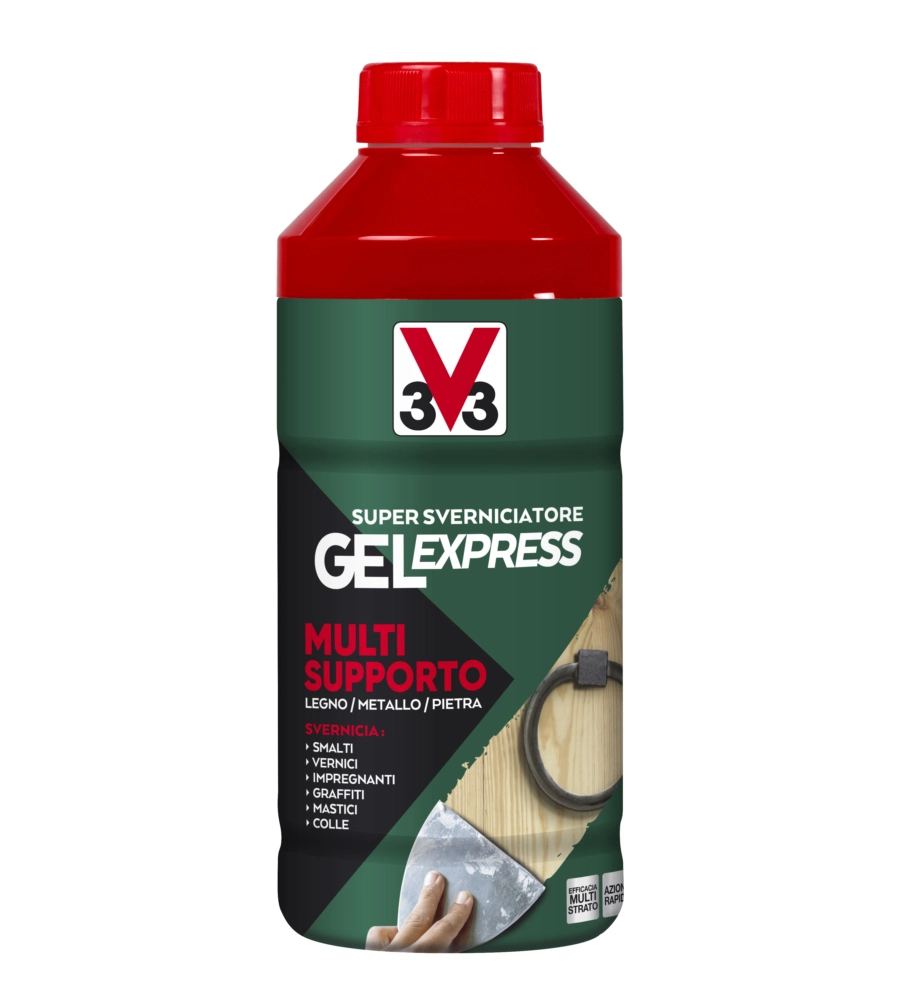 Super sverniciatore gel express multisupporto - trasparente - 1 litri